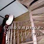 винтовая деревянная лестница